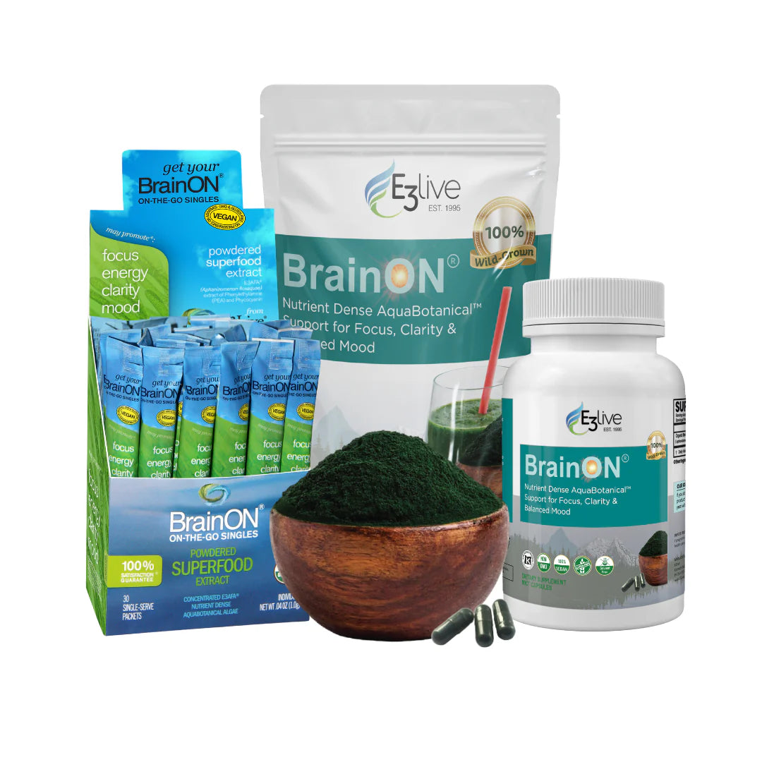 E3Live | BrainON Capsules/Powder | Living Earth Beauty