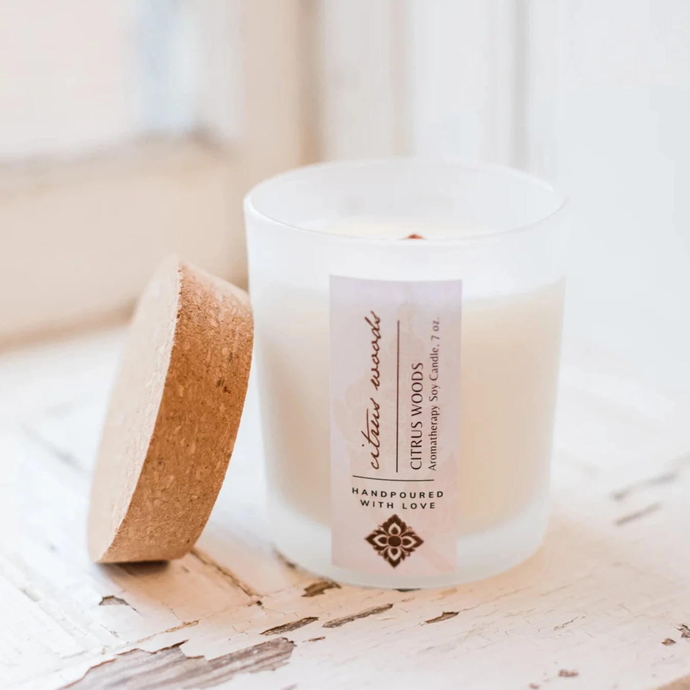 Unearth Malee | Citrus Woods Soy Aromatherapy Candle