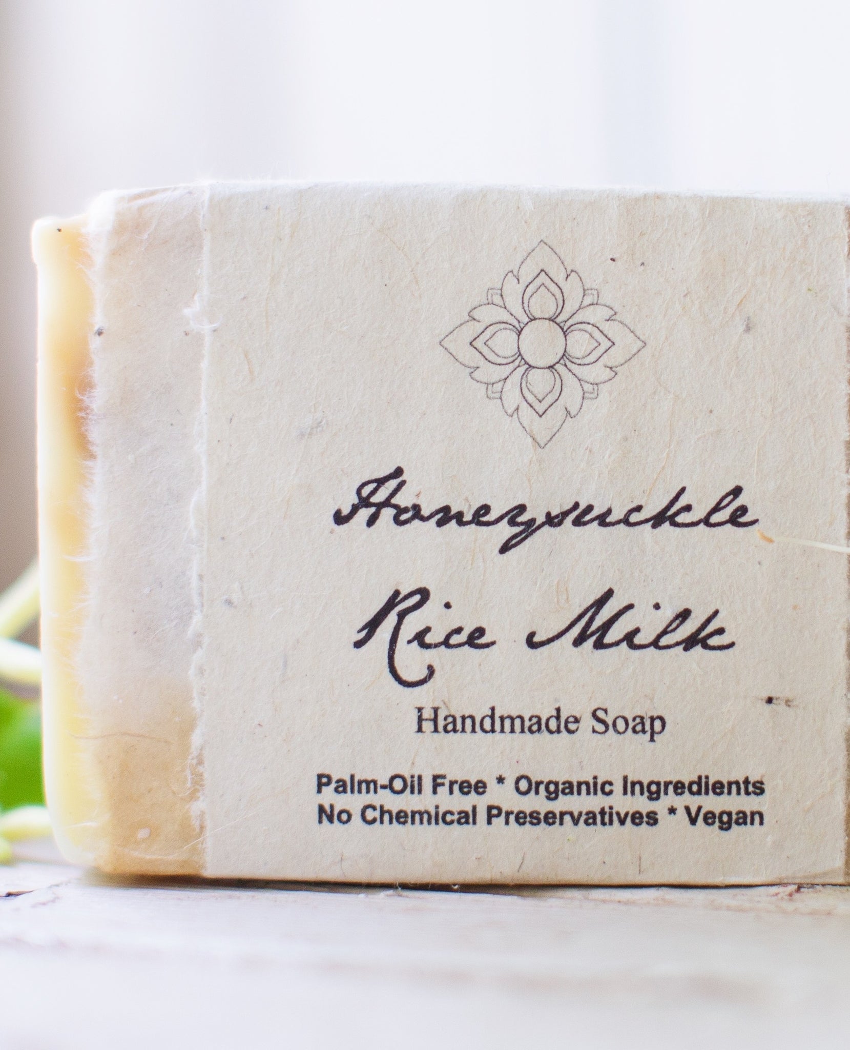 Honeysuckle Rice Milk Organic Soap