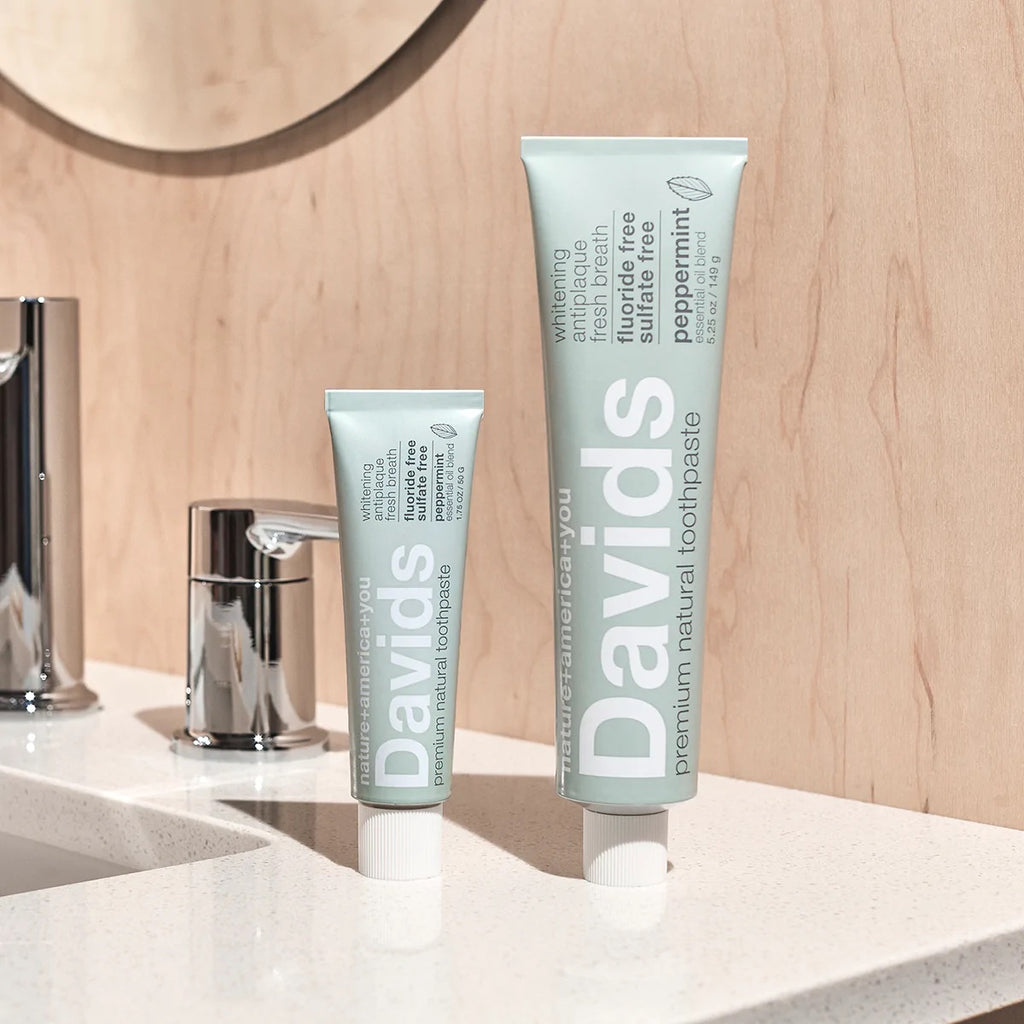 Davids Premium Natural Toothpaste • Peppermint
