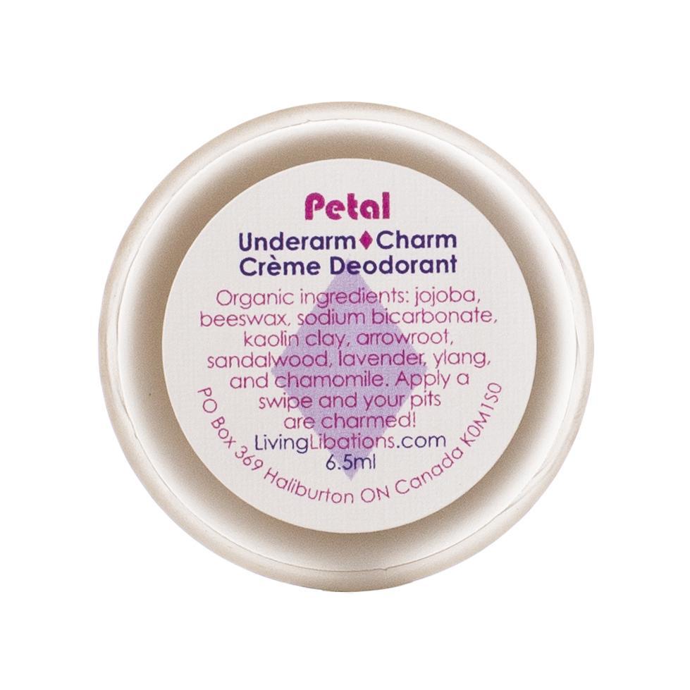 Living Libations Petal Underarm Charm Creme Deodorant 6ml