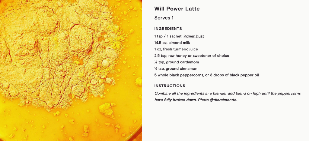 Moon Juice Power Dust Recipe | Will Power Latte