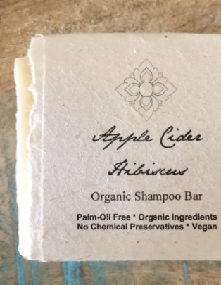 Apple Cider Hibiscus Organic Shampoo Bar