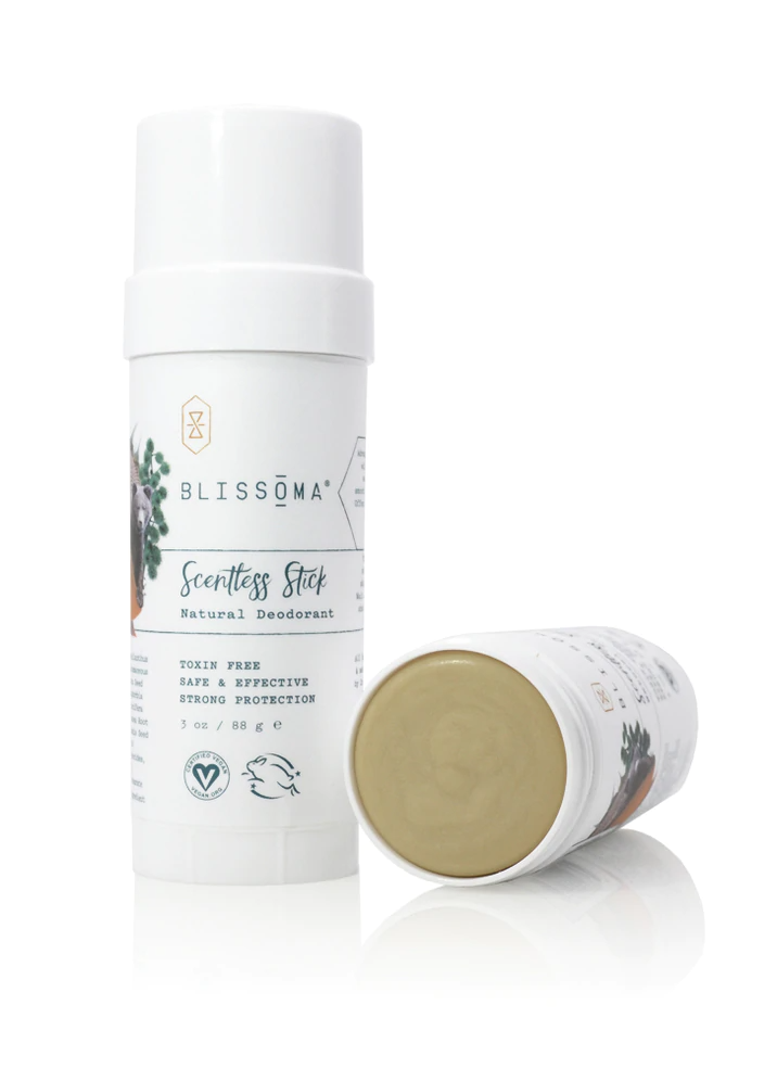 Blissoma Scentless Stick Solid Natural Deodorant