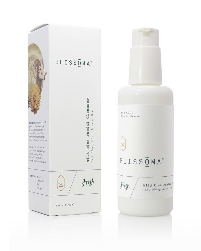 Blissoma Fresh Mild Rice Facial Cleanser