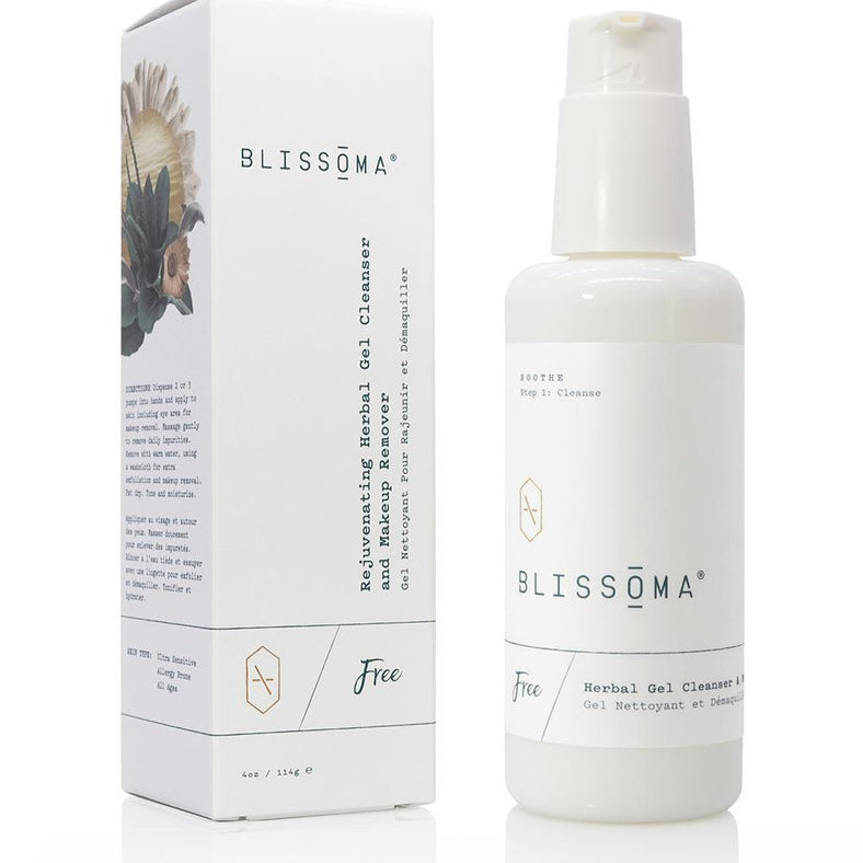 Blissoma Free - Rejuvenating Herbal Gel Cleanser + Makeup Remover