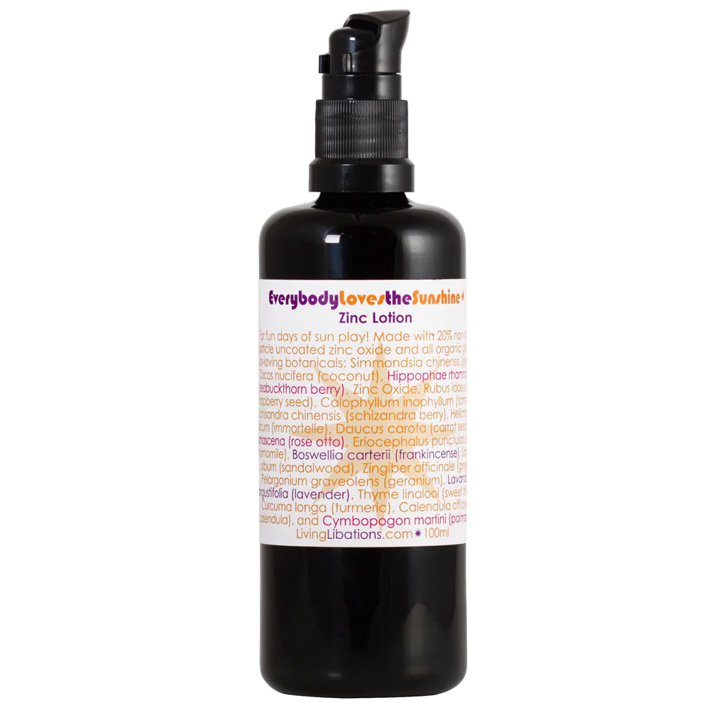 Living Libations Everybody Loves the Sunshine Zinc Lotion 100ml