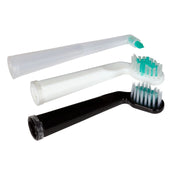 Living Libations Sonic Shine EMF-Free 45-degree angled neck and sonic vibration Toothbrush Heads
