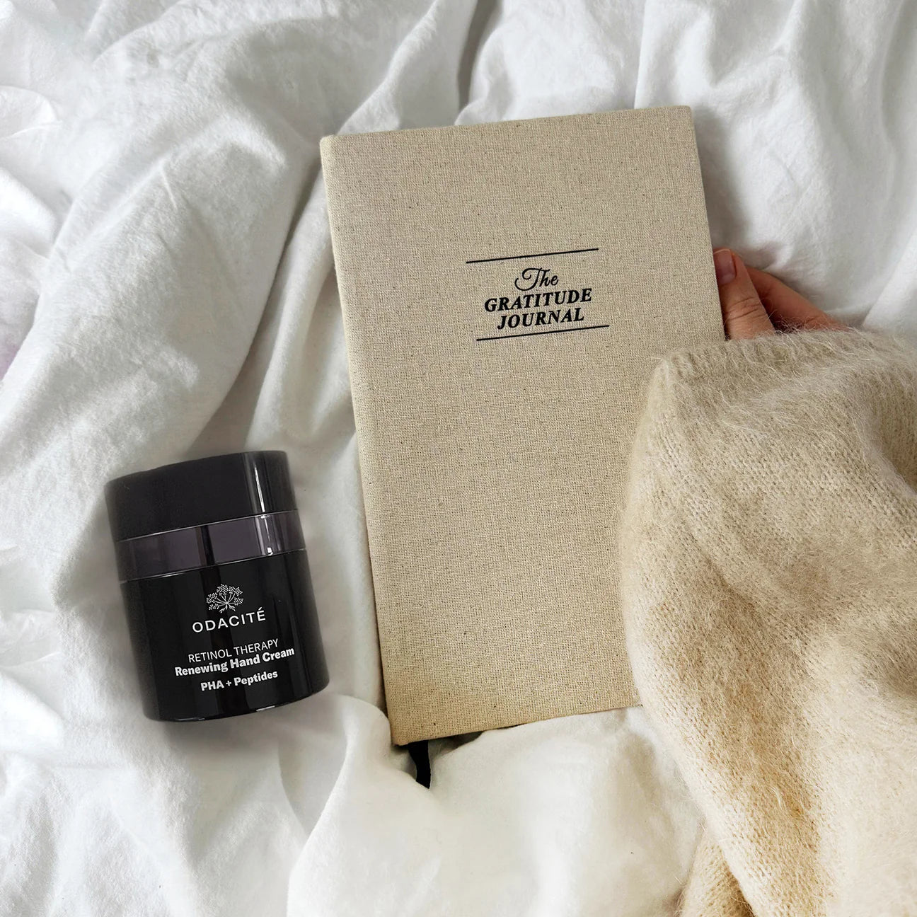 Odacité Skincare | Retinol Therapy Renewing Hand Cream | PHA + Peptides