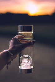 VITAJUWEL | ViA Crystal Water Bottle GOLDEN MOMENTS