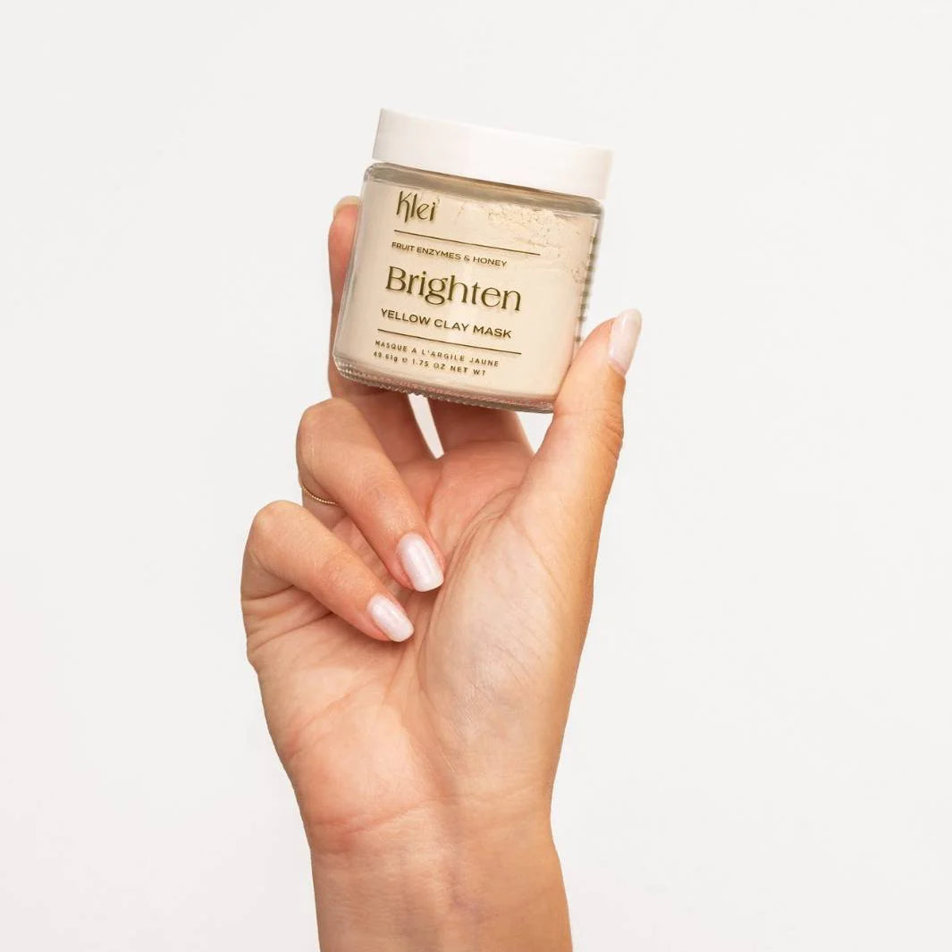 KLEI Beauty | BRIGHTEN Fruit Enzymes & Honey Yellow Clay Mask