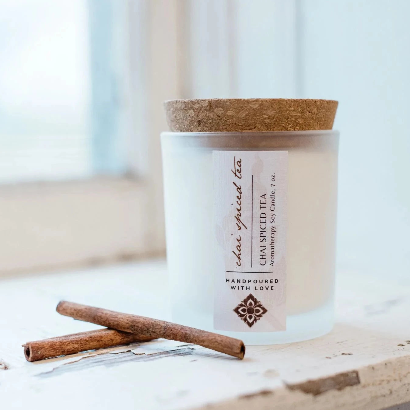 Unearth Malee Chai Spiced Tea Soy Aromatherapy Candle 