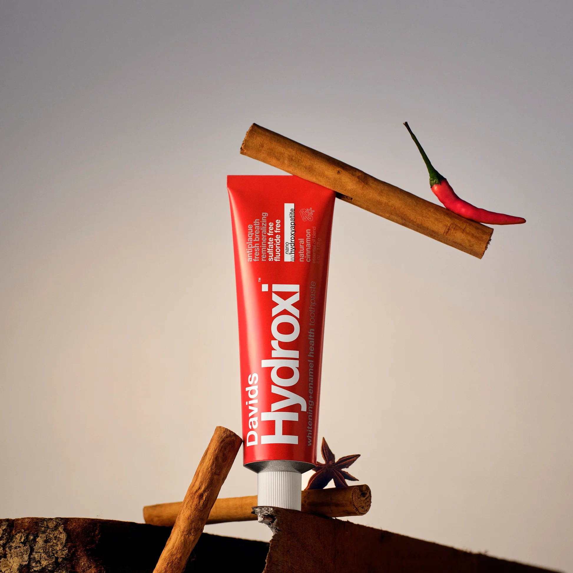Cinnamon | Hydroxi™ Whitening+Enamel Health Nano Hydroxyapatite Premium Toothpaste