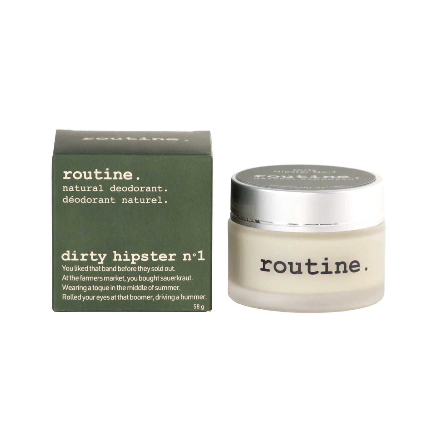 Routine | Dirty Hipster No. 1 Deodorant Cream
