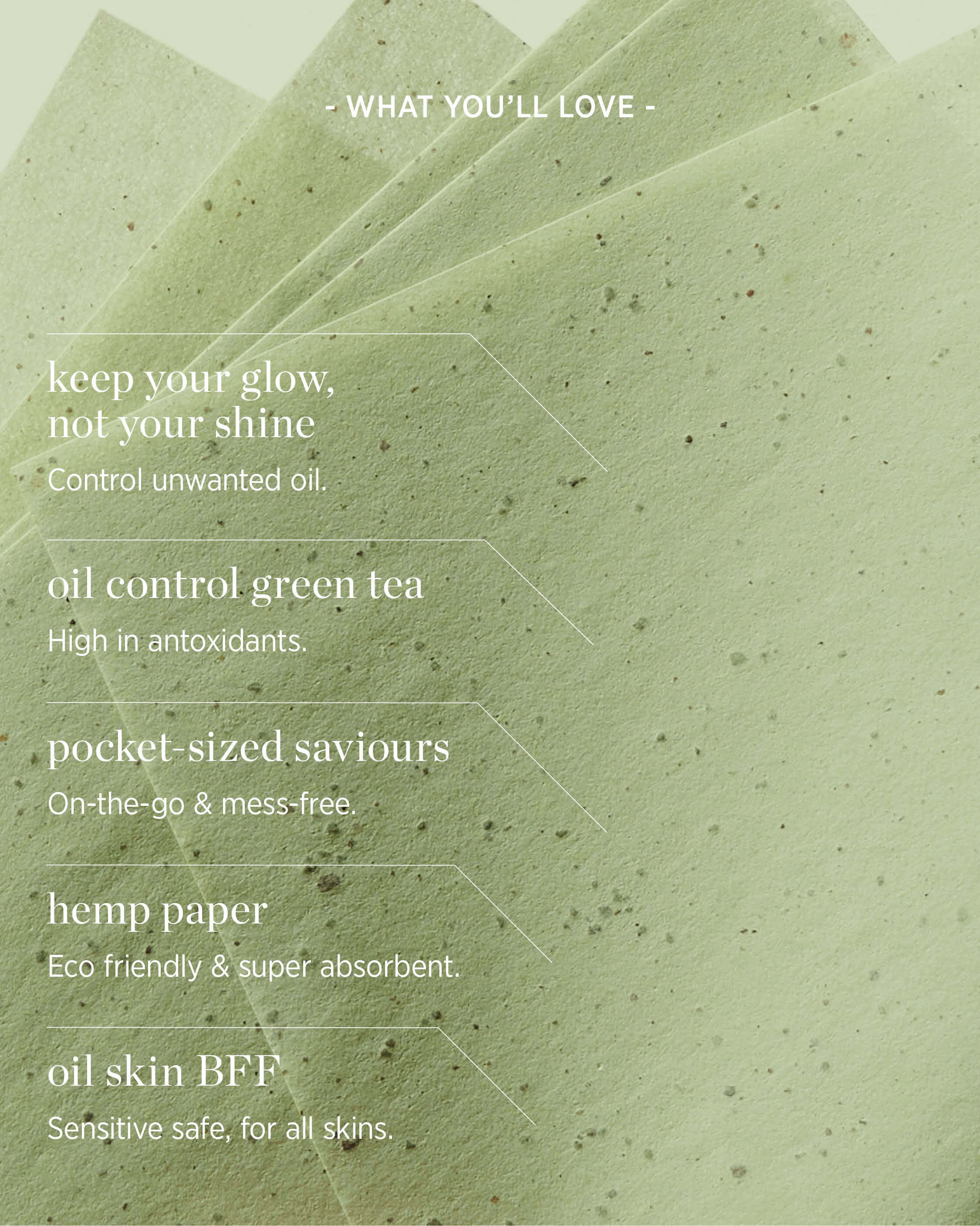 Ere Perez | Green Tea Oil Control Paper