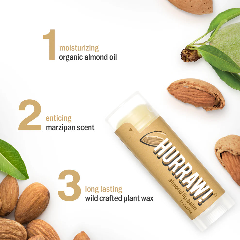 Hurraw! | Almond Lip Balm