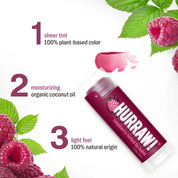 Hurraw! | Raspberry Tinted Lip Balm