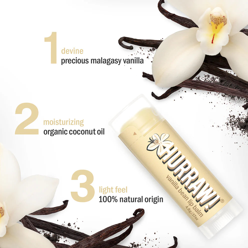 Hurraw! | Vanilla Bean Lip Balm