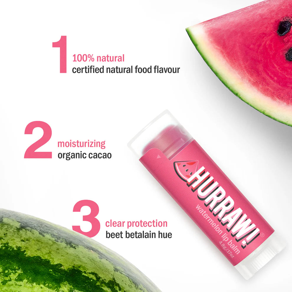 Hurraw! | Watermelon Lip Balm