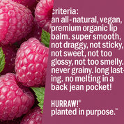 Hurraw! | Raspberry Tinted Lip Balm