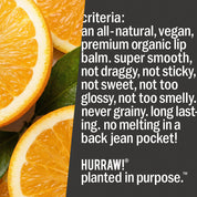 Hurraw! | Sun Lip Balm SPF15 – Tangerine Chamomile