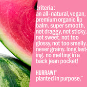 Hurraw! | Watermelon Lip Balm