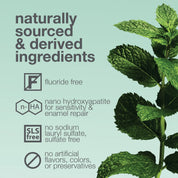 Davids Mild Mint | Hydroxi™ kids + adults nano hydroxyapatite premium toothpaste