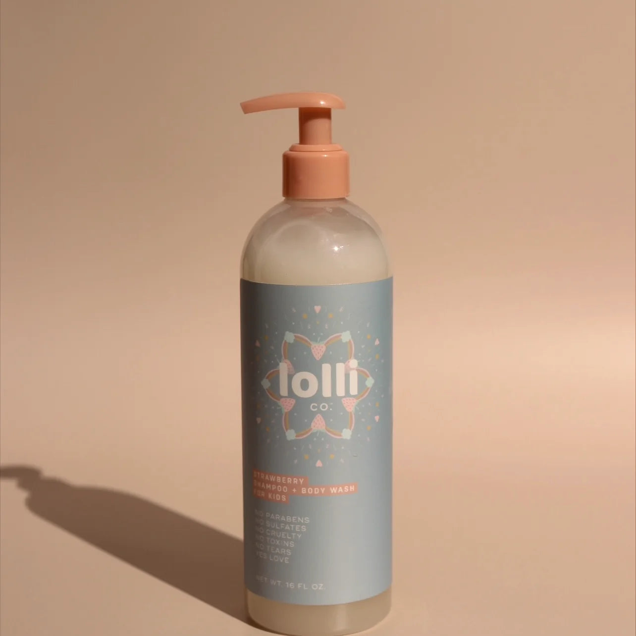 Lolli Co. Strawberry Shampoo + Body Wash For Kids