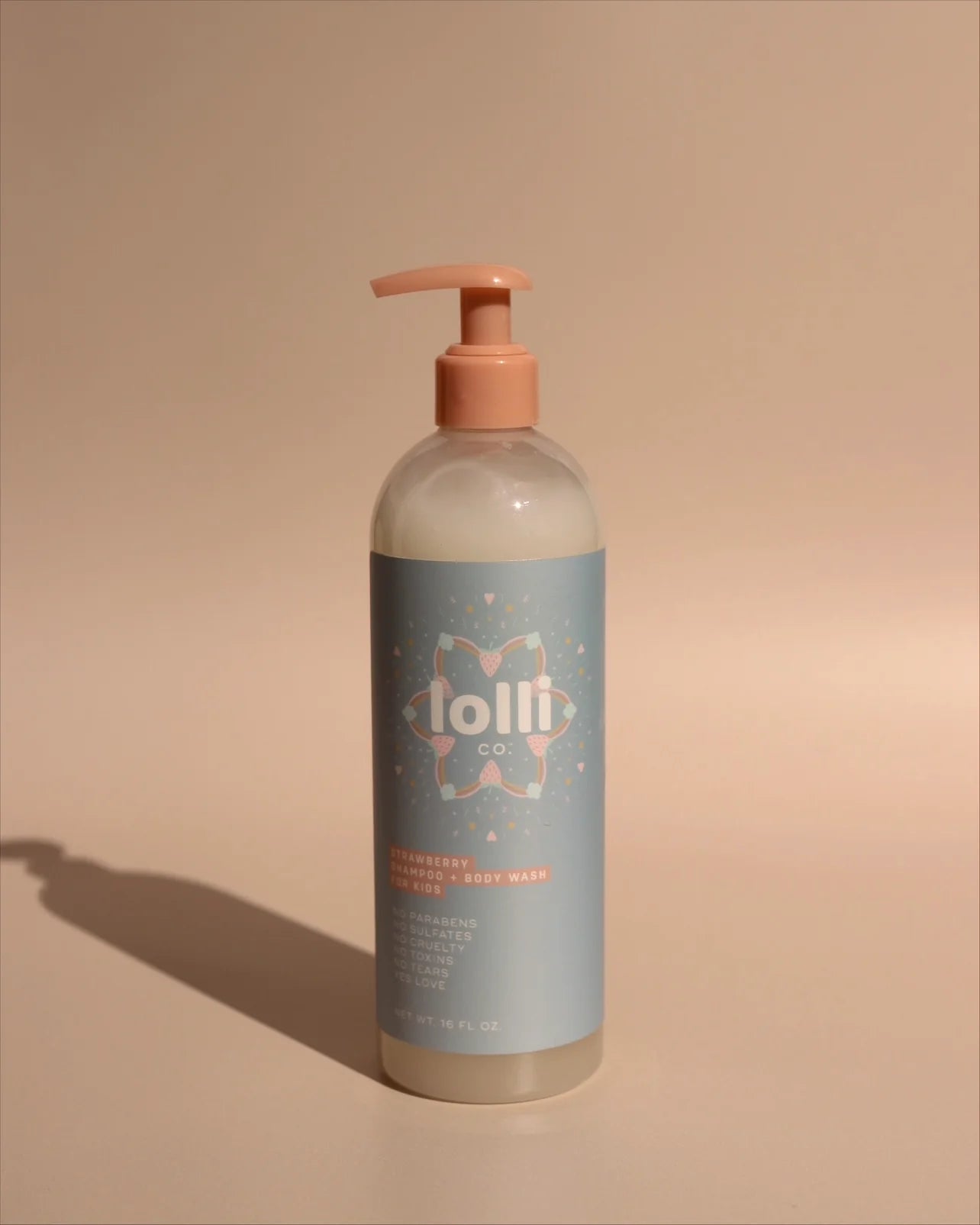 Lolli Co. Strawberry Shampoo + Body Wash For Kids