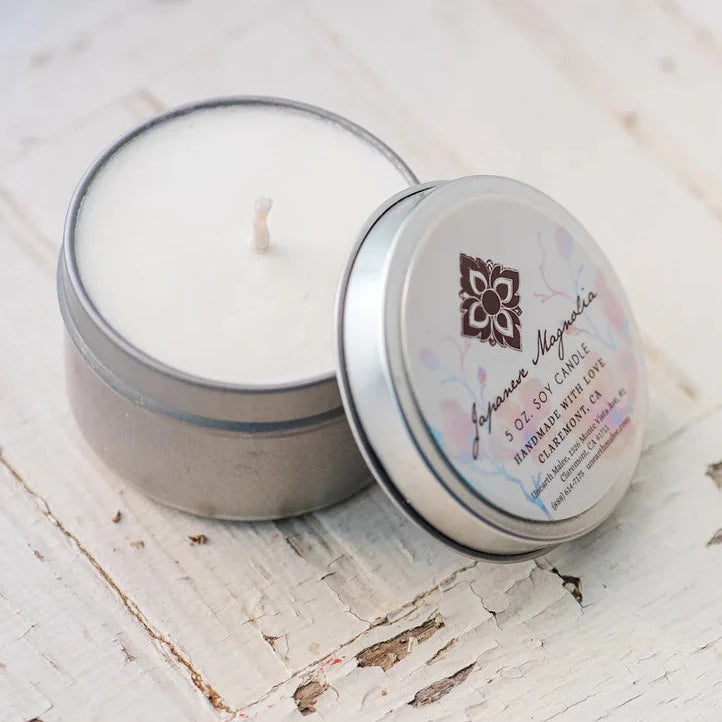  Unearth Malee | Japanese Magnolia Travel Candle Tin