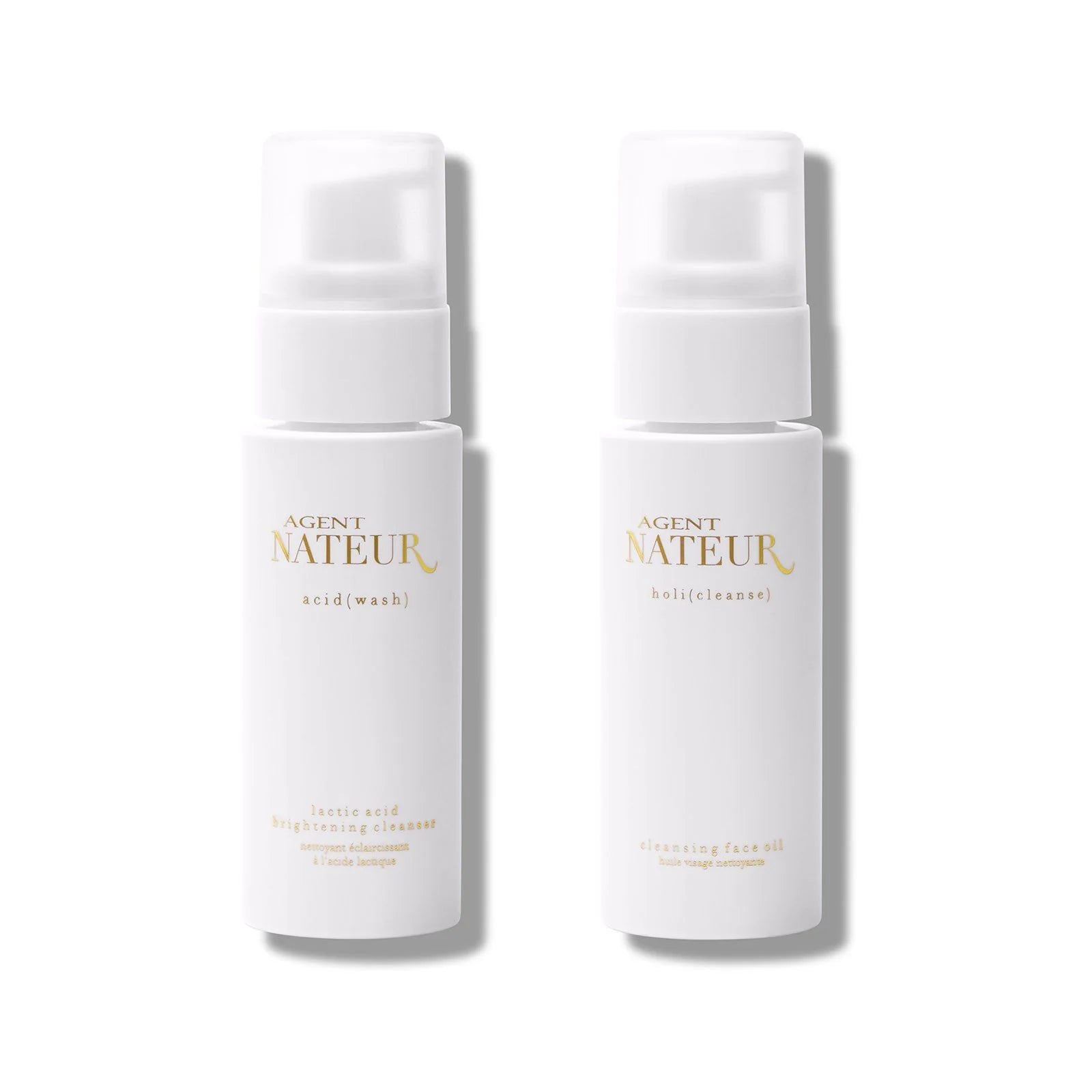 Agent Nateur | Lactic Acid Cleanser Duo Travel Size Gift Box Set