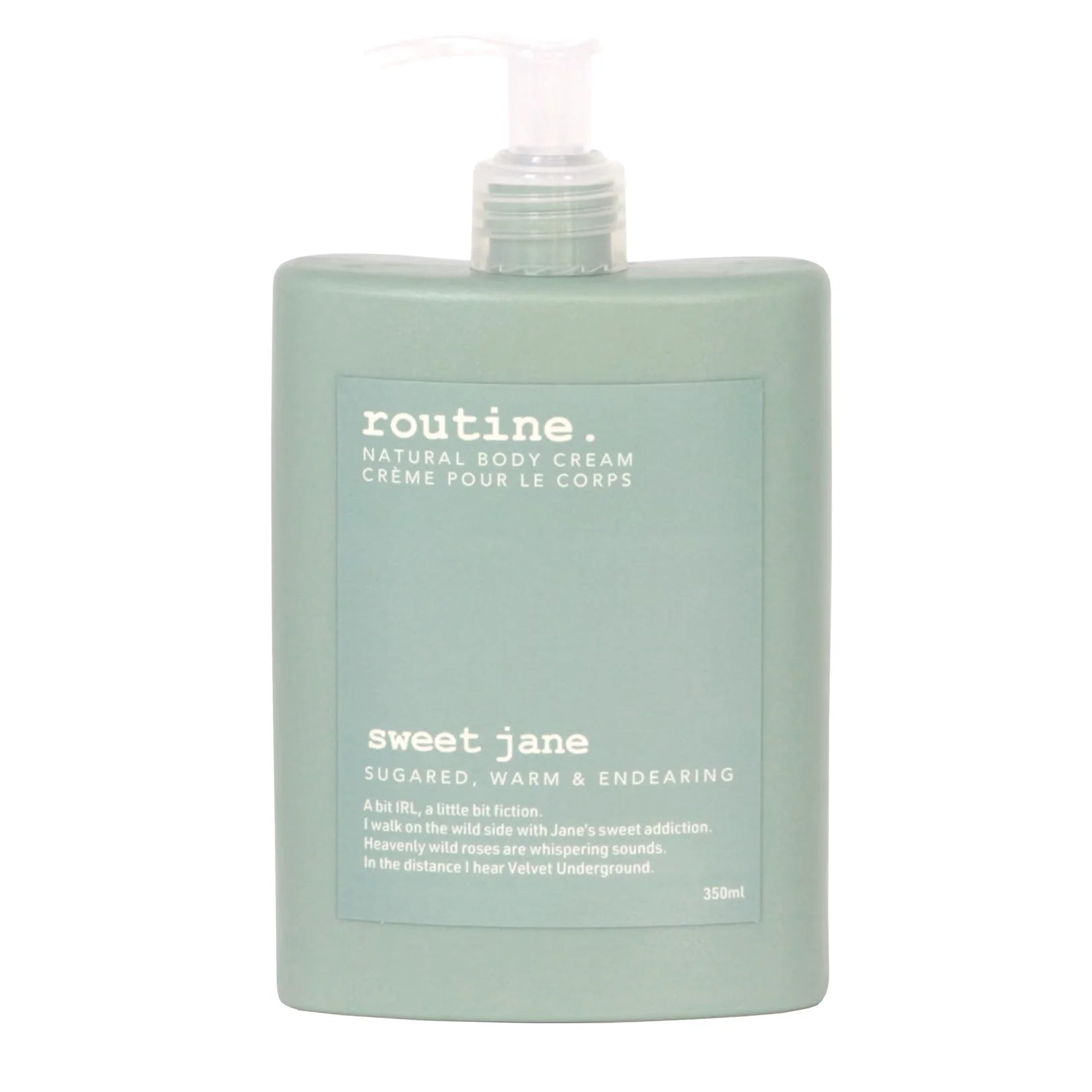 Routine | Sweet Jane Natural Body Cream