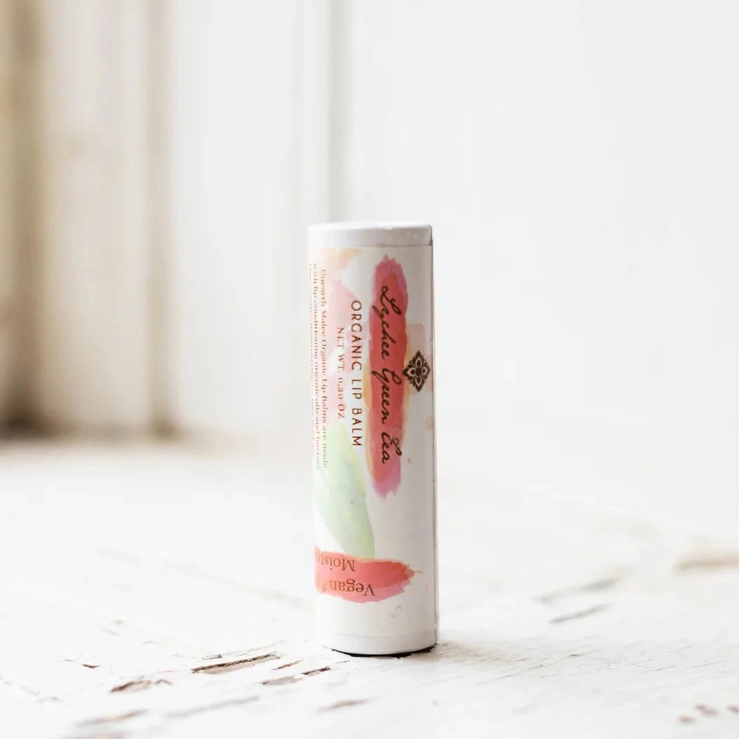 Unearth Malee Lychee Green Tea Organic Lip Balm