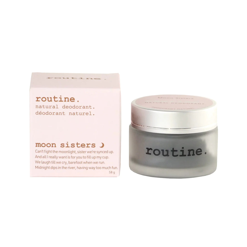 Routine Moon Sisters - Activated Charcoal, Magnesium & Prebiotic Deodorant