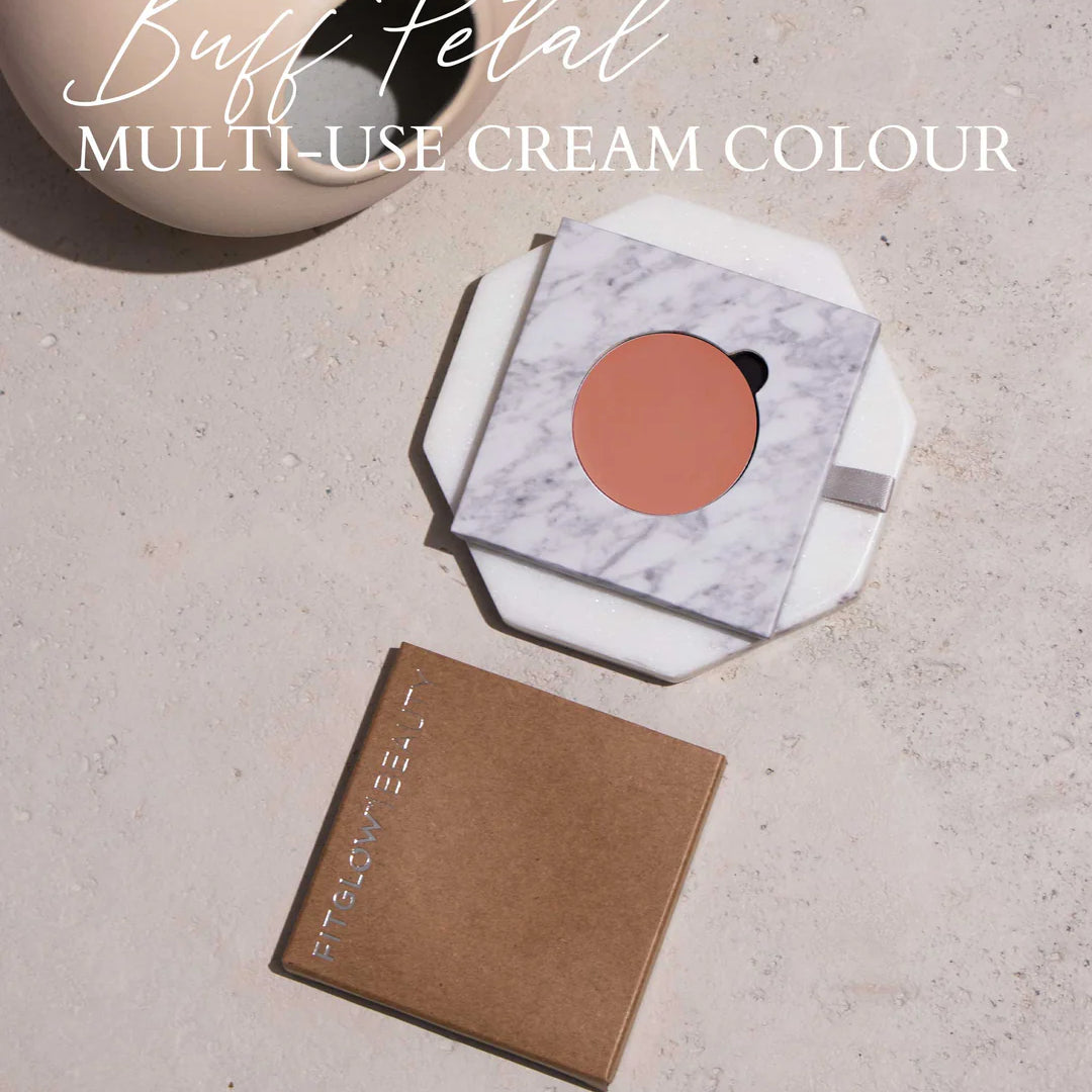 Fitglow Beauty | Multi-Use Pressed + Cream Colour Refill Buff Petal