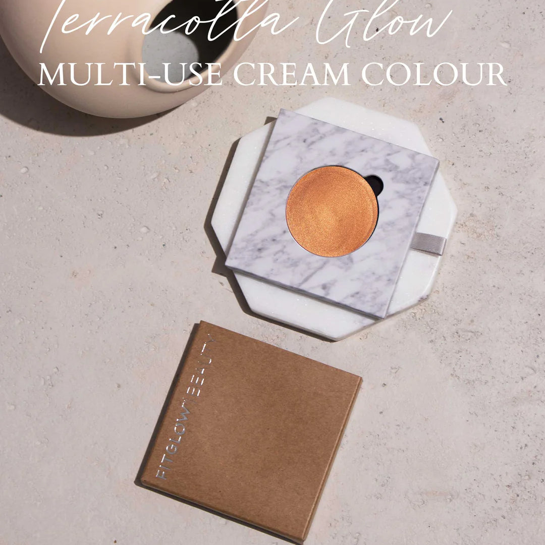 Fitglow Beauty | Multi-Use Pressed + Cream Colour Refill Terracotta Glow