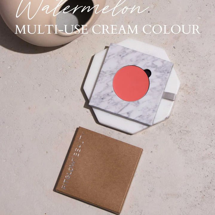Fitglow Beauty | Multi-Use Pressed + Cream Colour Refill Watermelon
