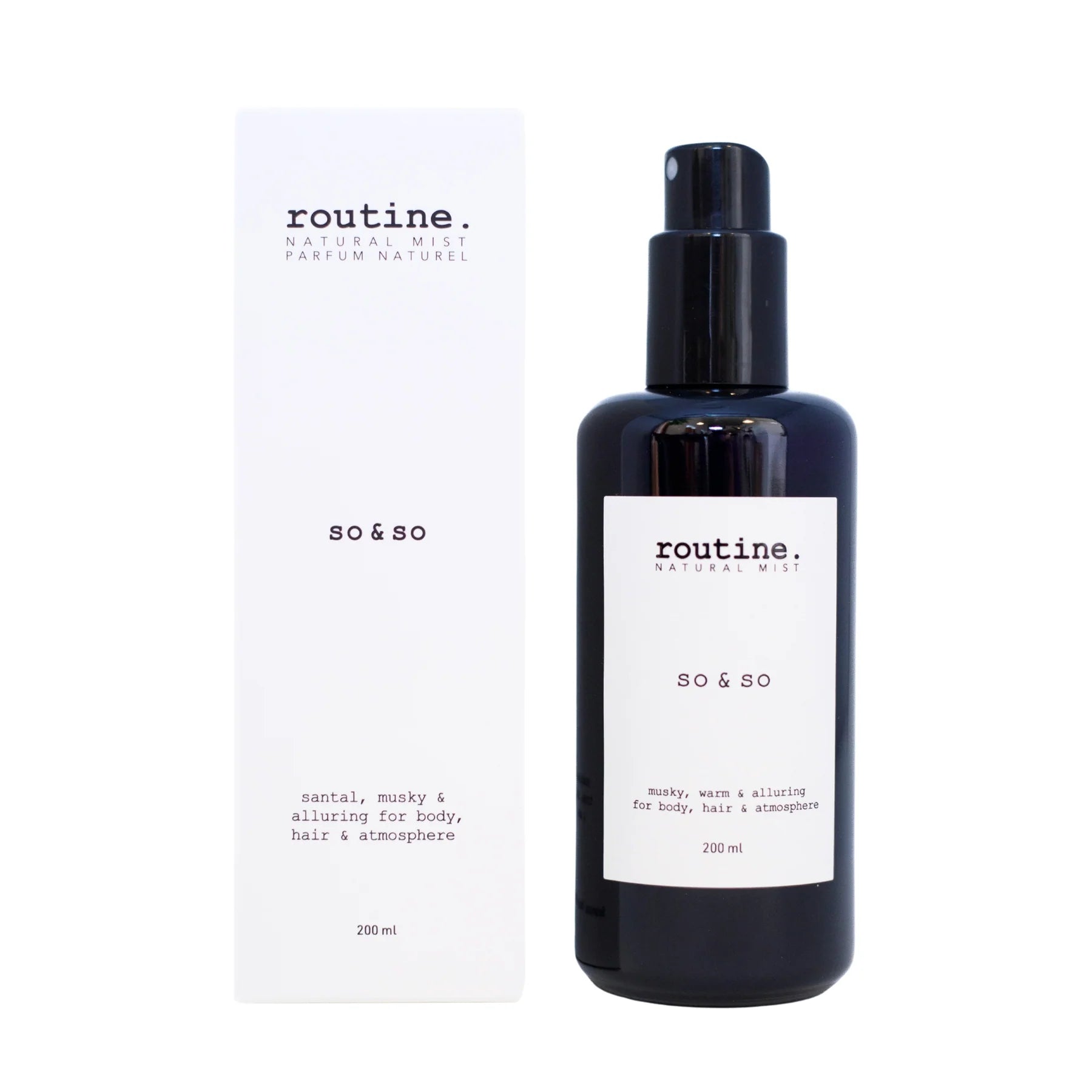 Routine | SO & SO Body, Hair + Atmosphere Mist
