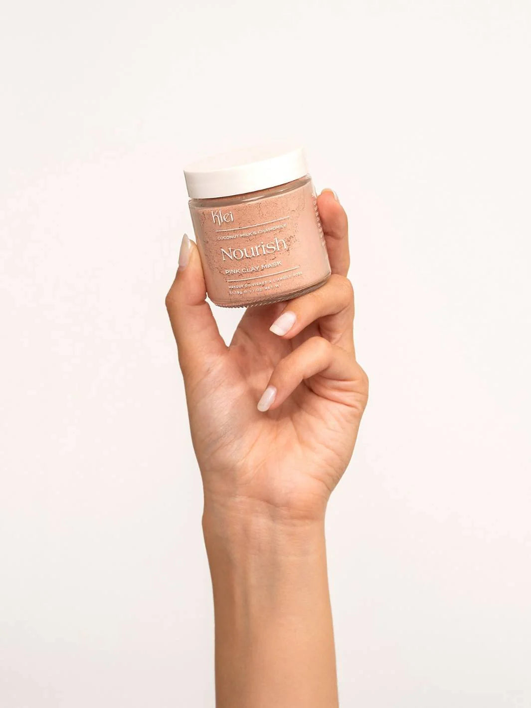 KLEI Beauty | NOURISH Coconut Milk & Chamomile Pink Clay Mask
