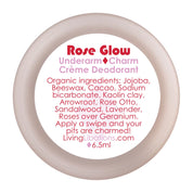 Living Libations Rose Glow Underarm Charm Crème Deodorant