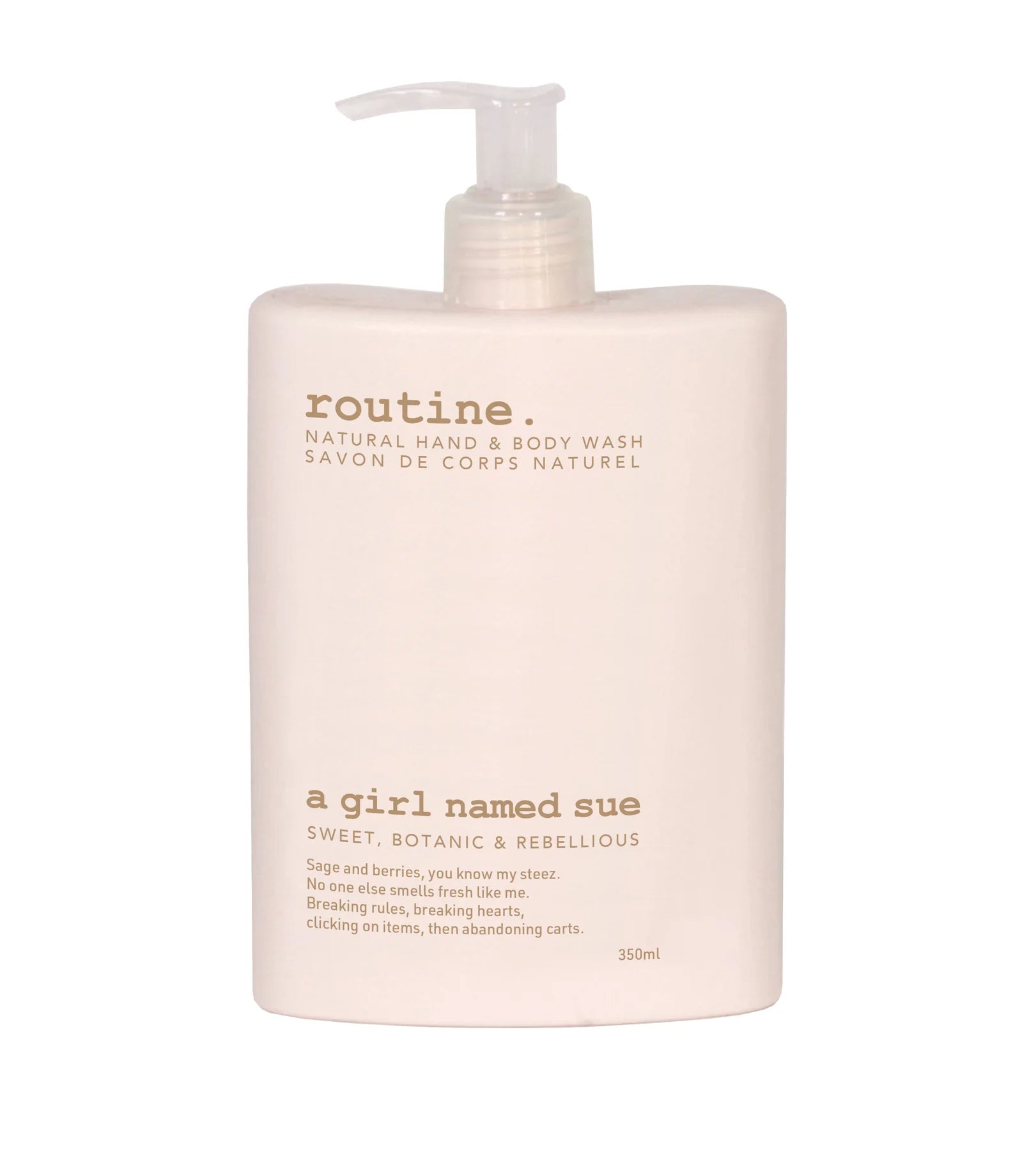Routine | A Girl Named Sue Natural Hand & Body Wash