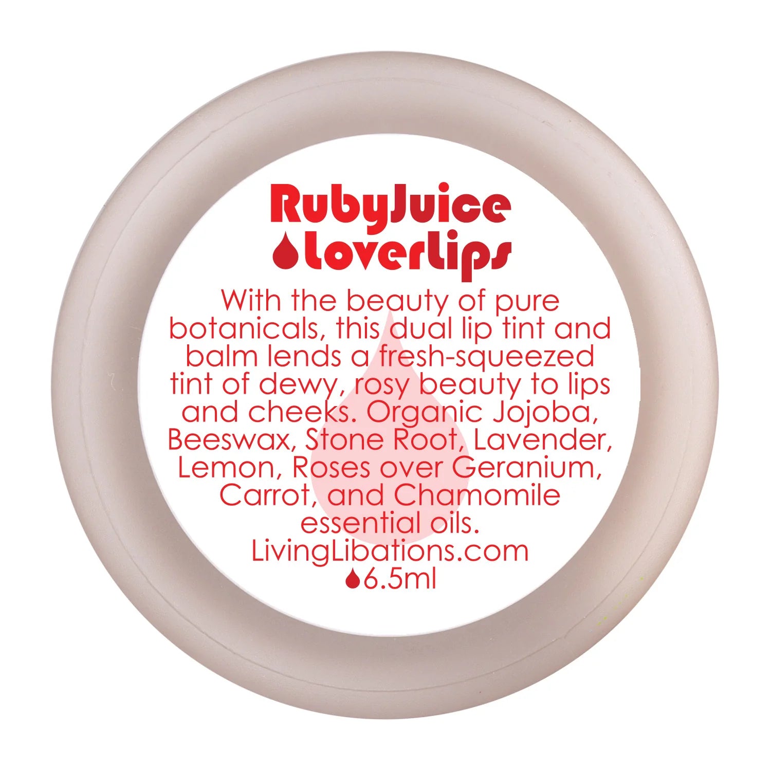 Living Libations Ruby Juice Lover Lips