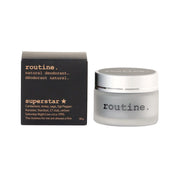 Routine | SUPERSTAR Activated Charcoal, Magnesium & Prebiotic Natural Deodorant Cream