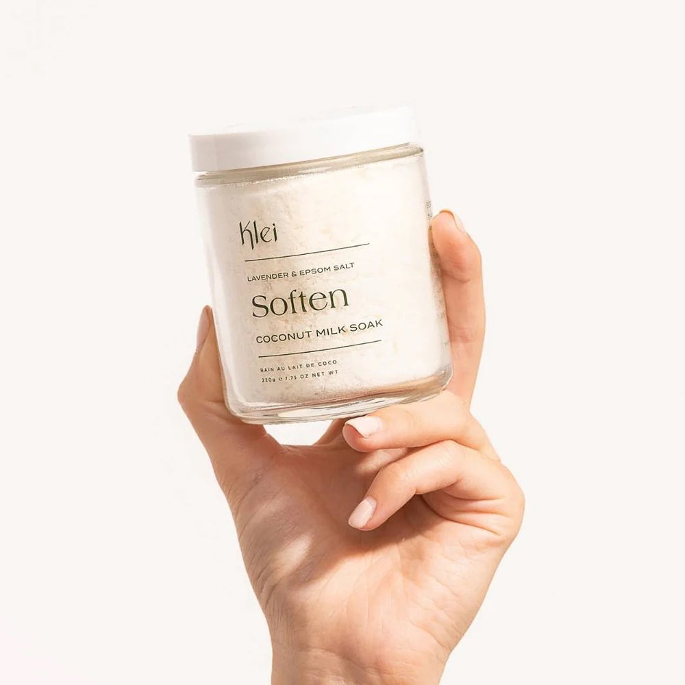 KLEI Beauty | SOFTEN Lavender &amp; Epsom Salt Coconut Milk Bath Soak