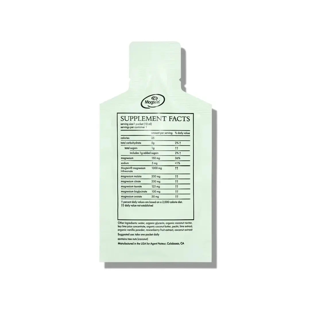 Agent Nateur | holi (mag) advanced daily magnesium complex Supplement facts