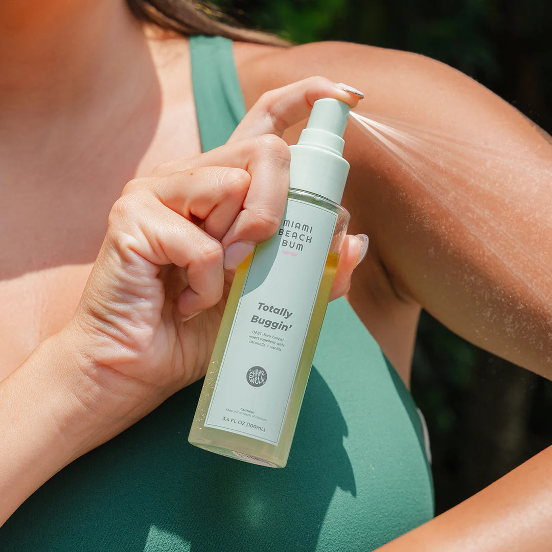 TOTALLY BUGGIN' All natural bug spray | Miami Beach Bum | Non-Toxic ...