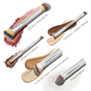 Fitglow Beauty | VEGAN TEDDY DOUBLE CONCEAL + CORRECT BRUSH