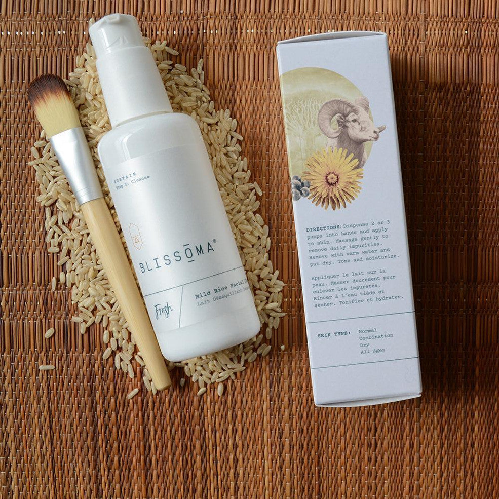 Blissoma Fresh Mild Rice Facial Cleanser