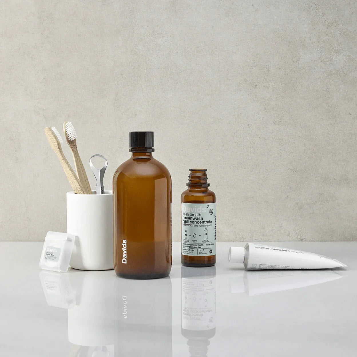 Davids Hydroxi™ Fresh Breath Mouthwash | Natural Fresh Mint