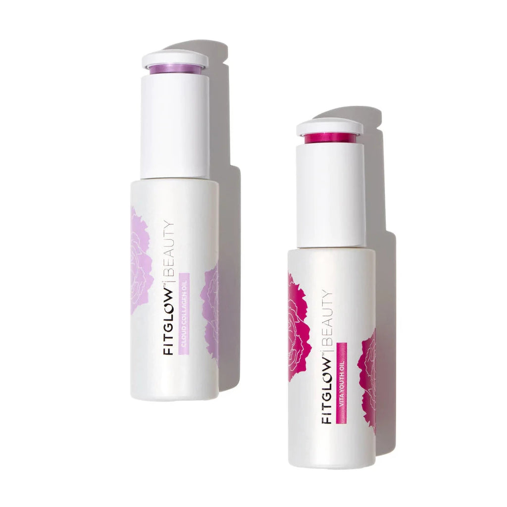 Fitglow Beauty | AGE-DEFYING COLLAGEN + RETINOIC Facial Oil Duo
